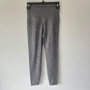 Beyond Yoga Grey Space Dye Metallic Leggings High Rise Athleisure Active Workout